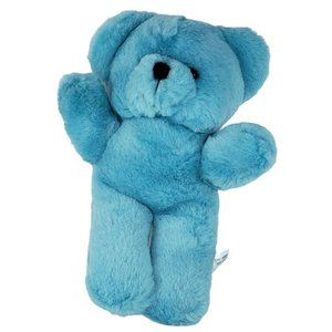 Vintage Toy Works Teddy Bear Plush Stuffed Animal All Blue